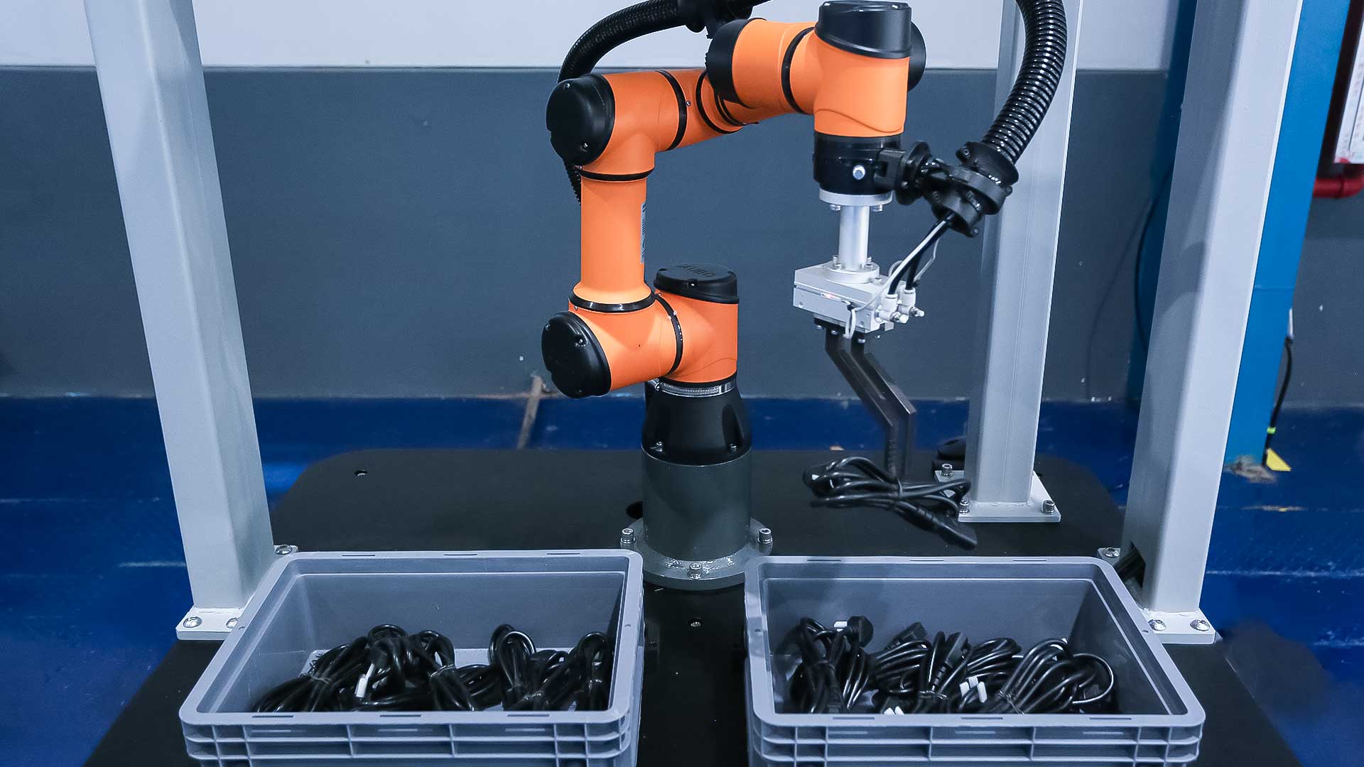AI + 3D Vision-Guided Cable Bundle Picking