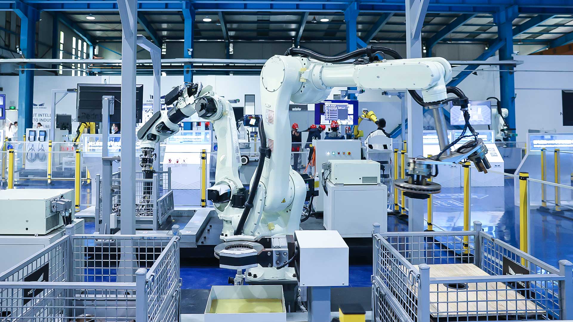 AI + 3D Vision-Guided Bin Picking of Overlapping Brake Flanges