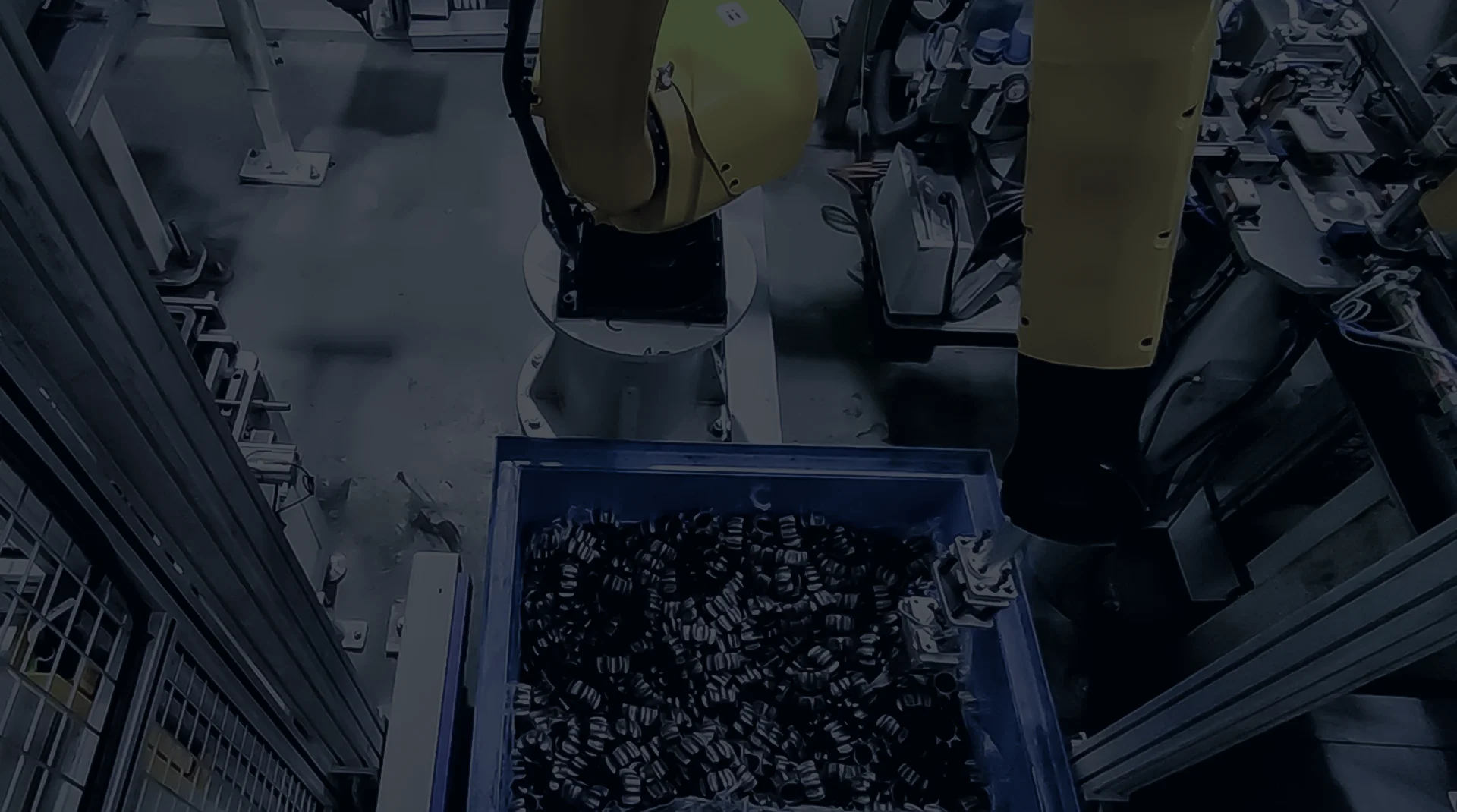 Bin Picking von Innenringen