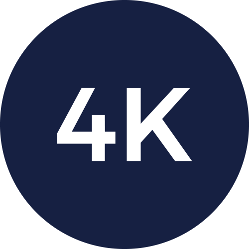 Auflösung von 4K+